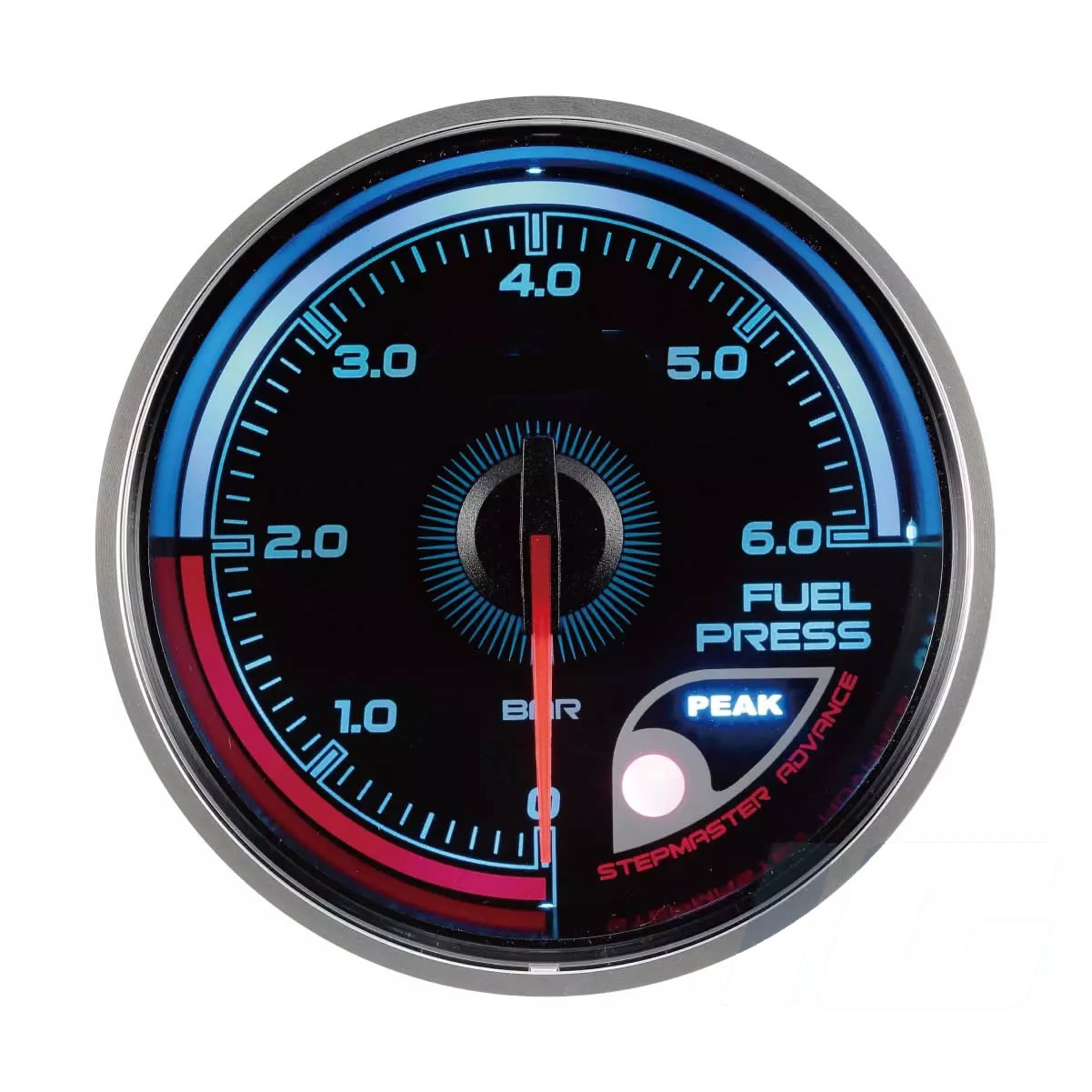 60mm LED Illumination Performance Car Gauges - Fuel Pressure Gauge With Waterproof Sensor Connector For Your Sport Racing Car